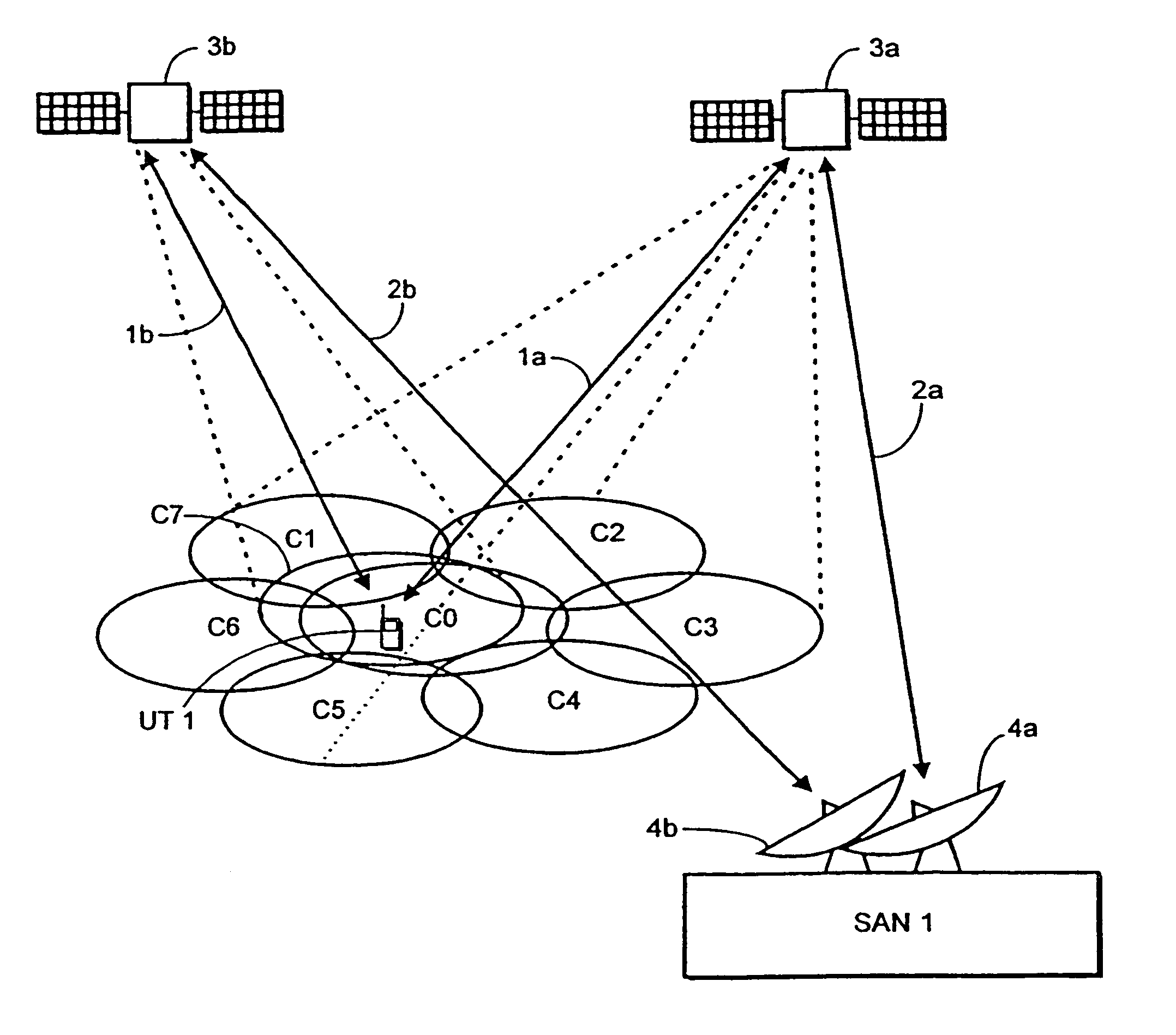 Data multiplexing for diversity operation