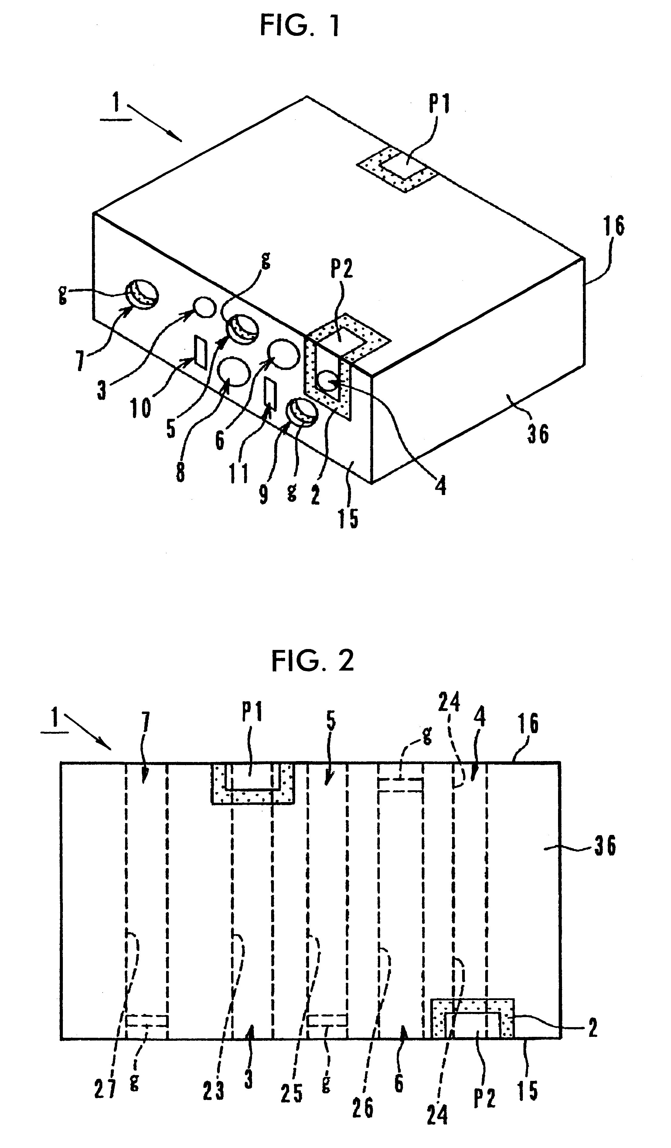 Filter unit comprising a wideband bandpass filter and one band-elimination filter