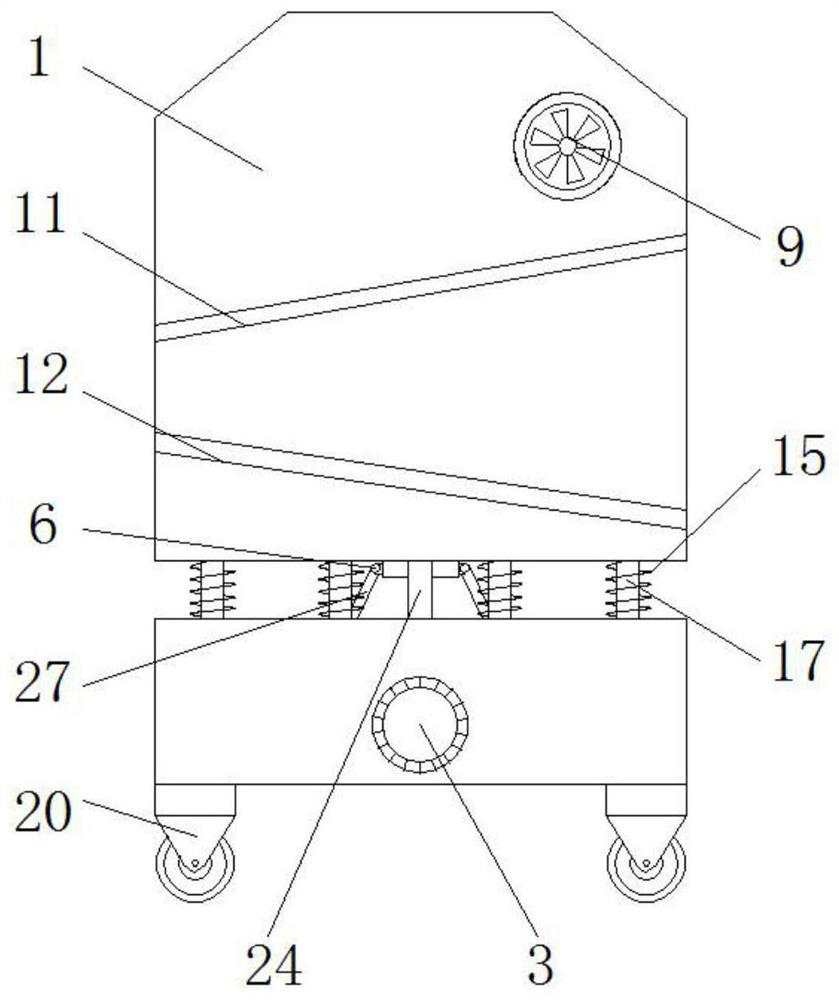 An automatic screening device for vegetable seeds