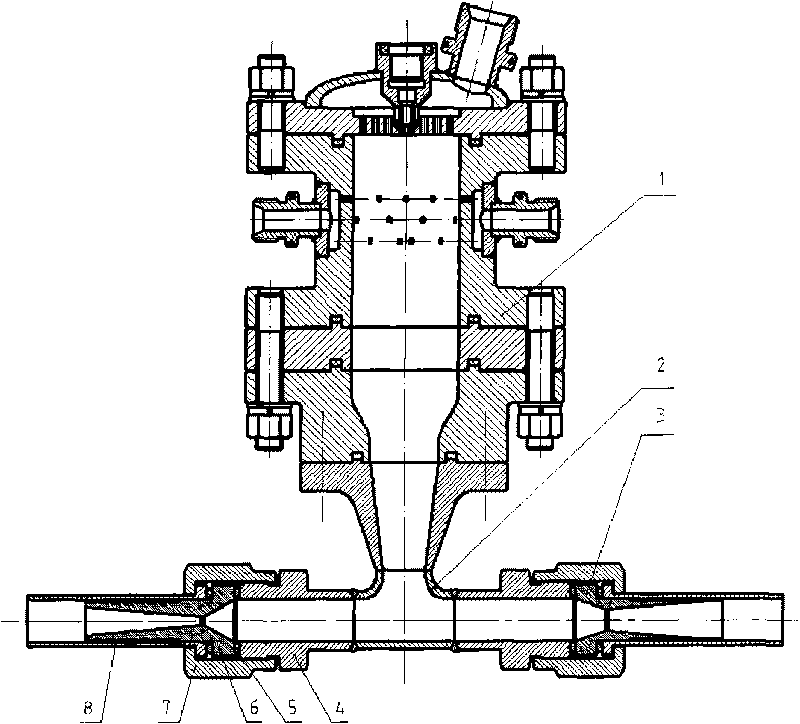 Oxygen-enriched fuel gas supply device and method for fuel gas injector