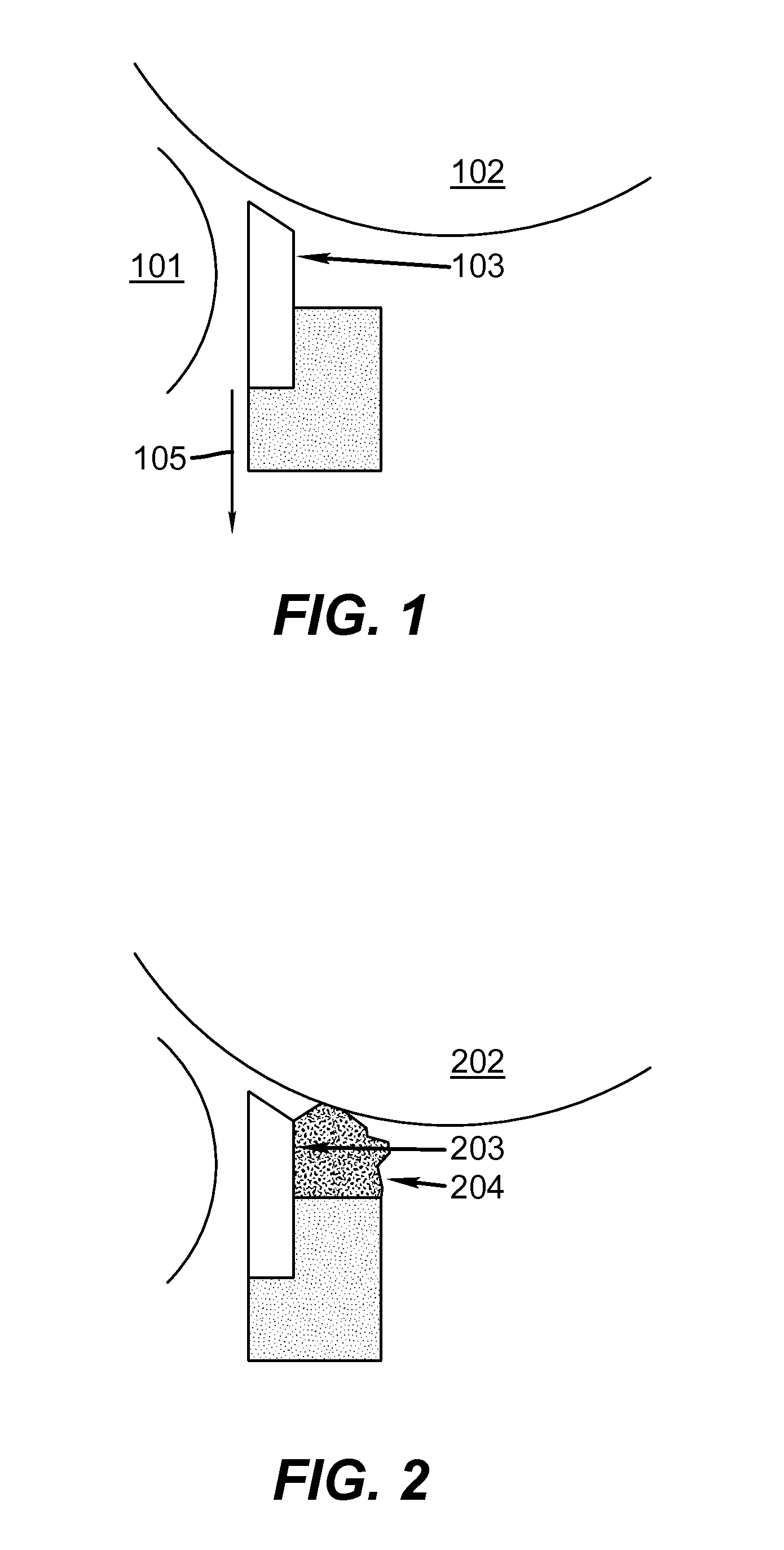 Fabrication on of an alternate scavenger geometry