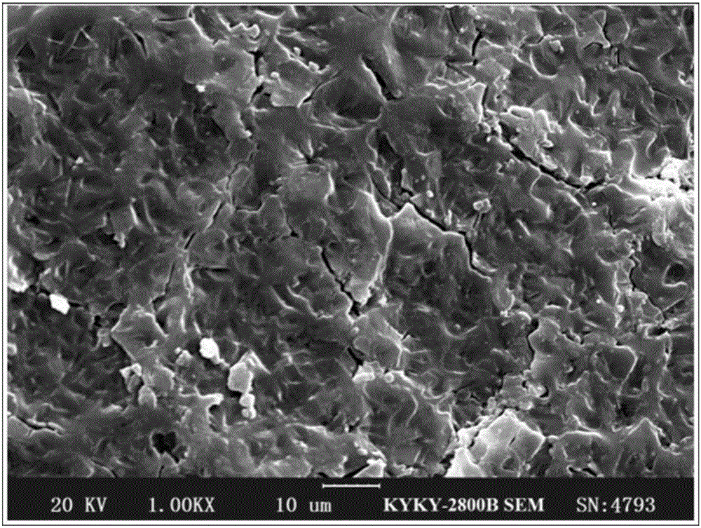 Damping vibration attenuation composite material containing nanocrystalline and manufacturing method thereof