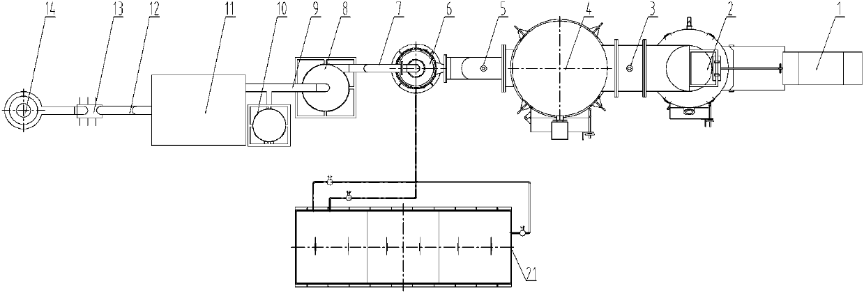 Waste incineration system and high-efficiency incineration control method