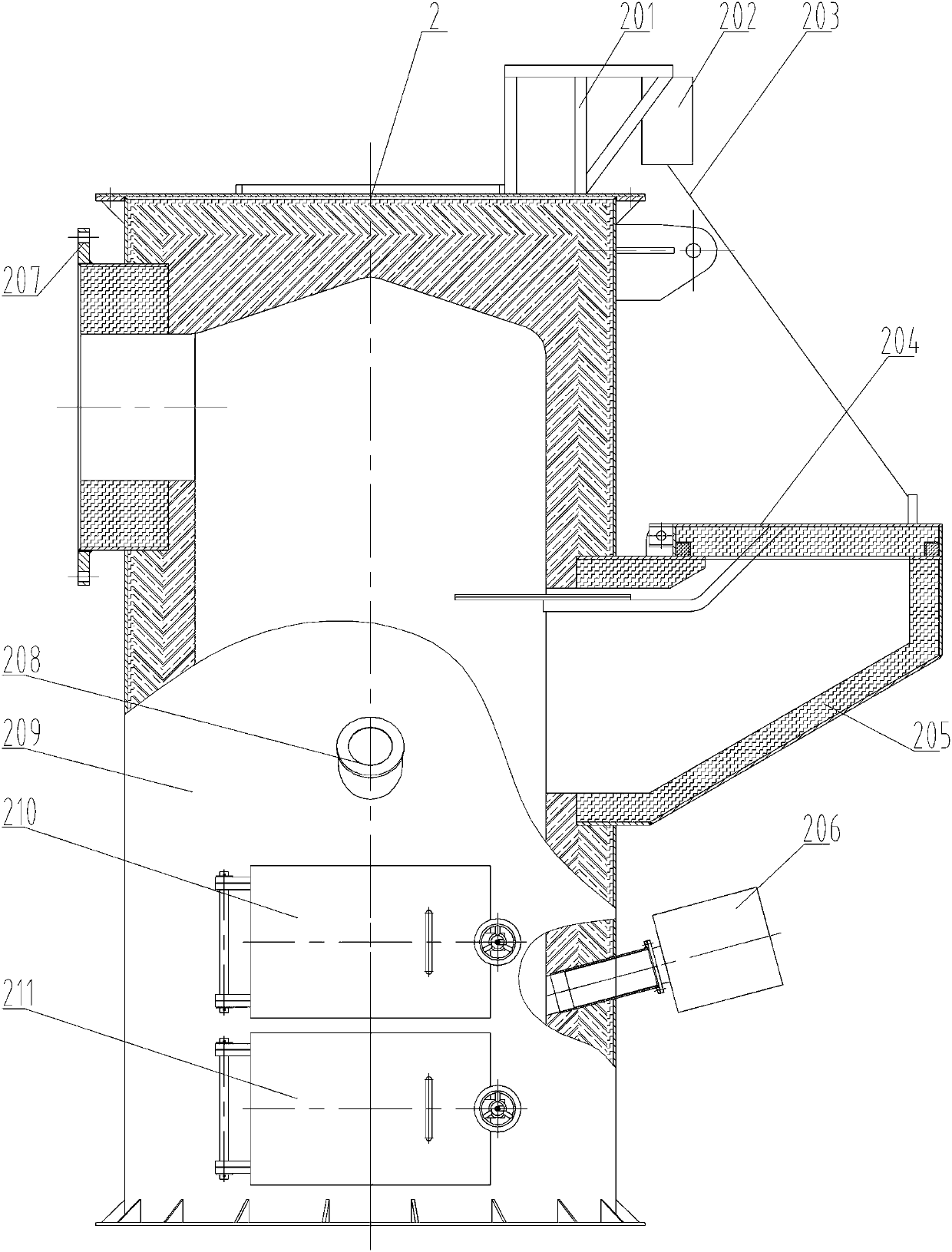 Waste incineration system and high-efficiency incineration control method