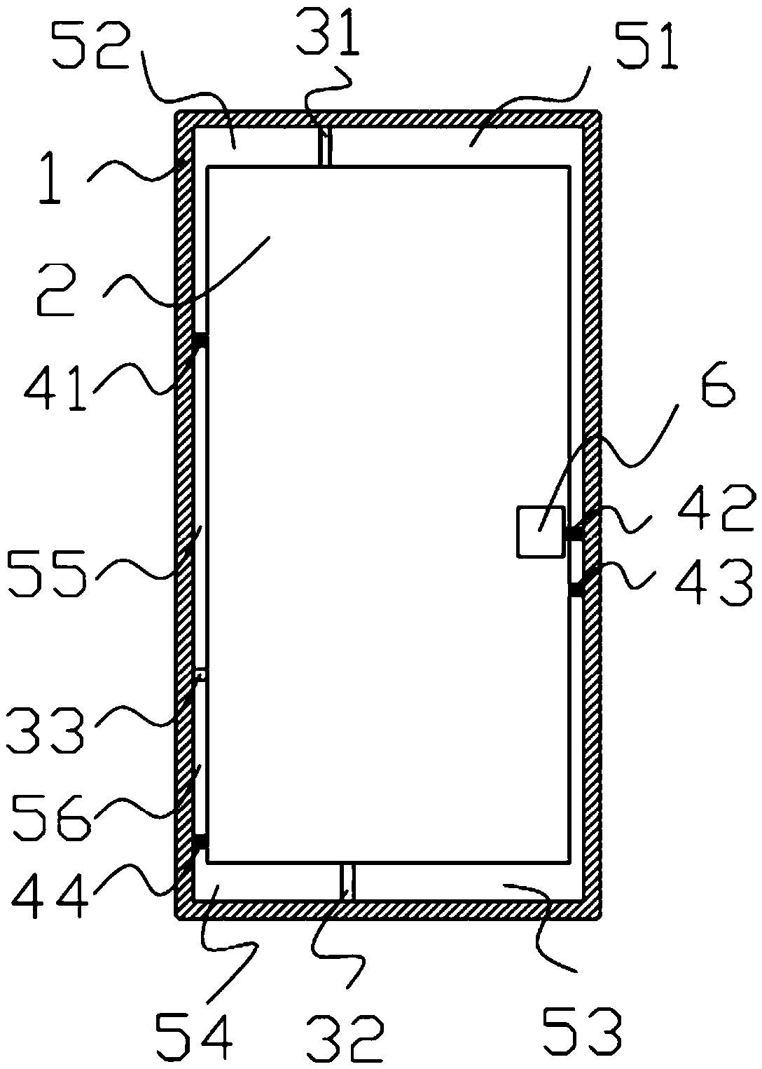 Tunable antenna structure for completely closed metal-frame mobile phone