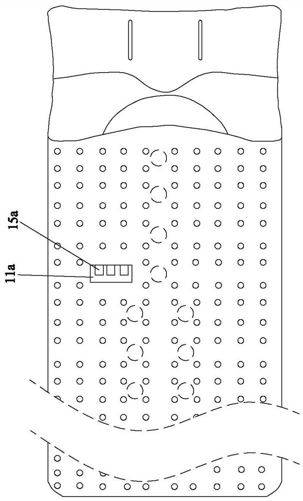 Touch adjusting type electric blanket convenient to use at night