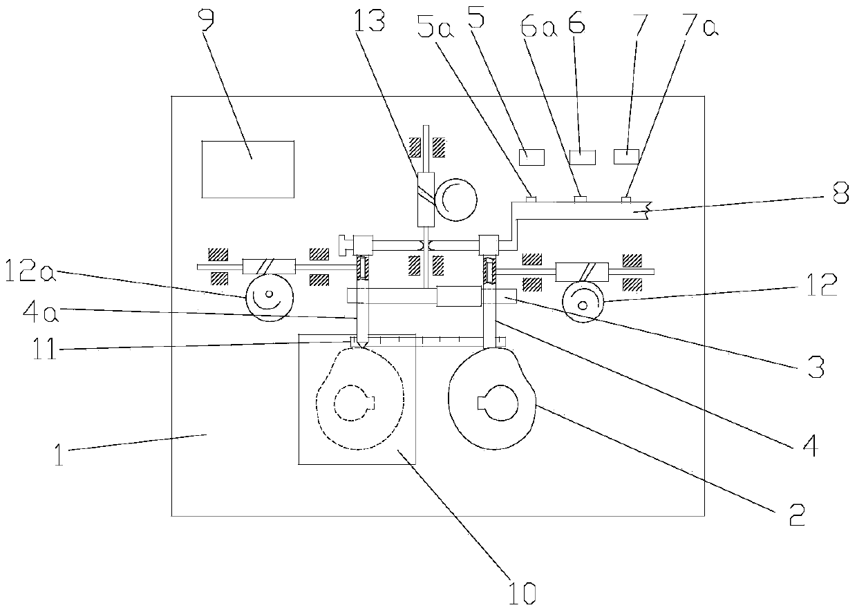 Composite teaching tool of cam mechanism and demonstration control method thereof