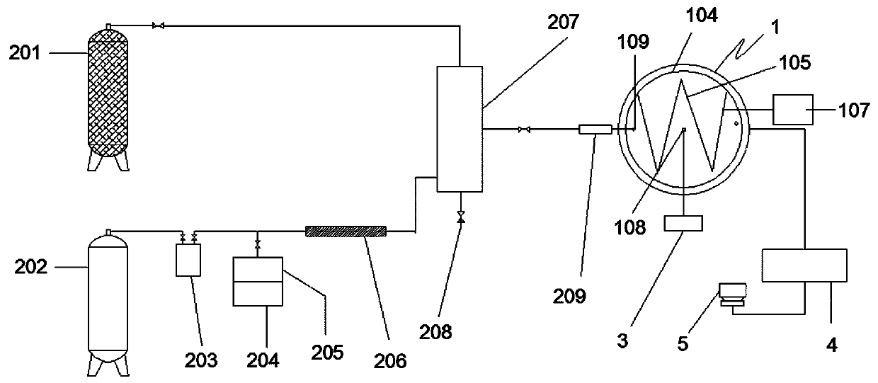 Coupling test method and test system for flame and pressure after premixed gas cloud deflagration in open space with different humidity