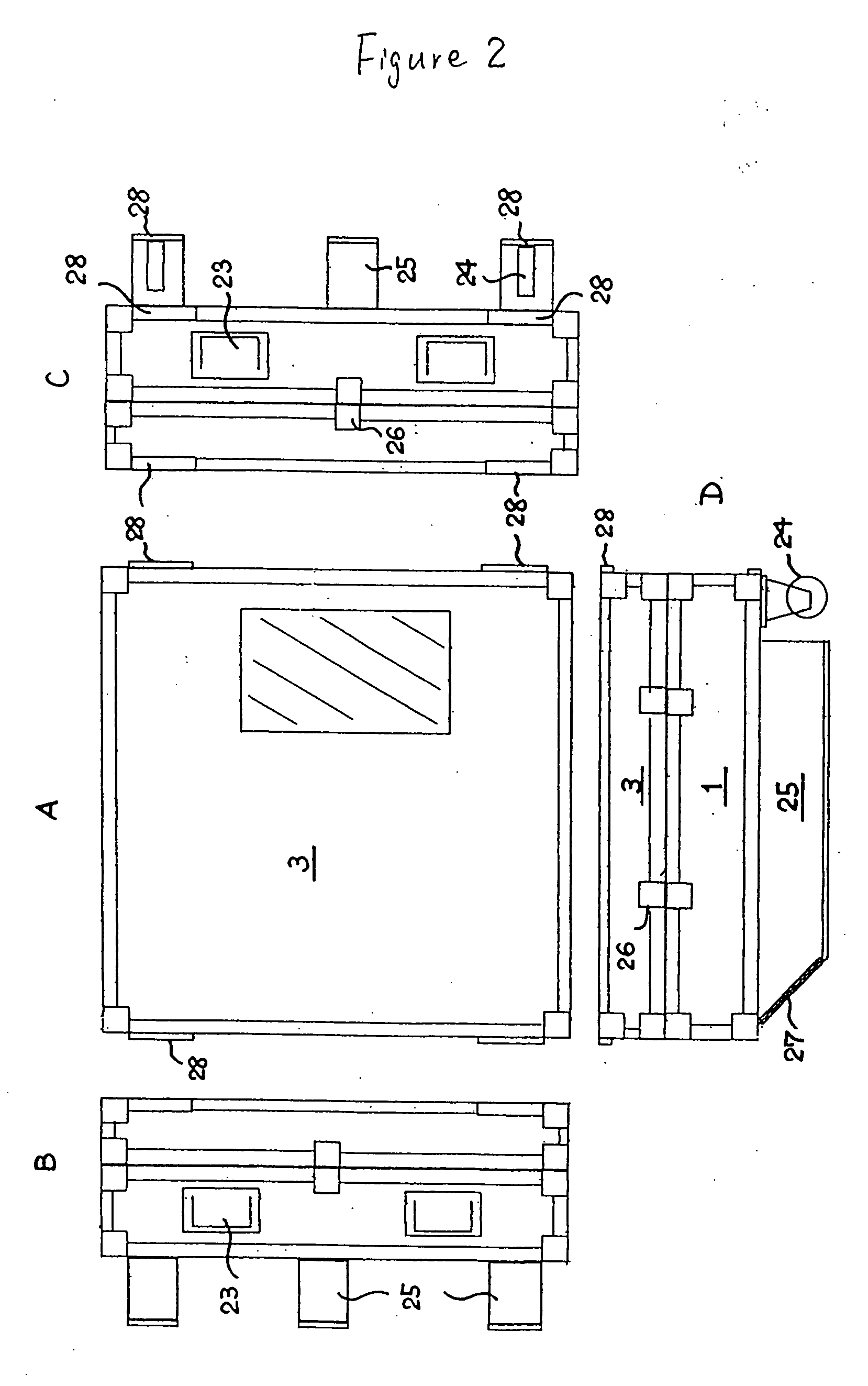 Sputtering target transport box