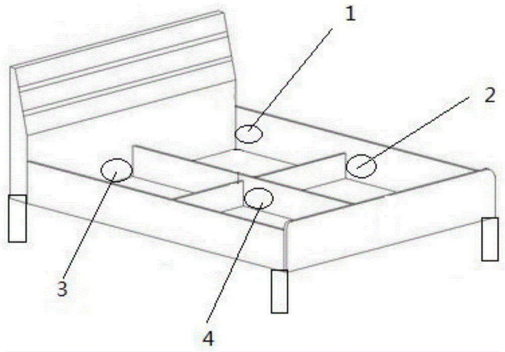 Active noise reduction bed