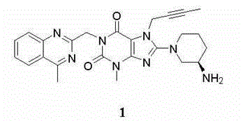 Dipeptidyl peptidase IV inhibitor pharmaceutical composition, use and preparation method thereof