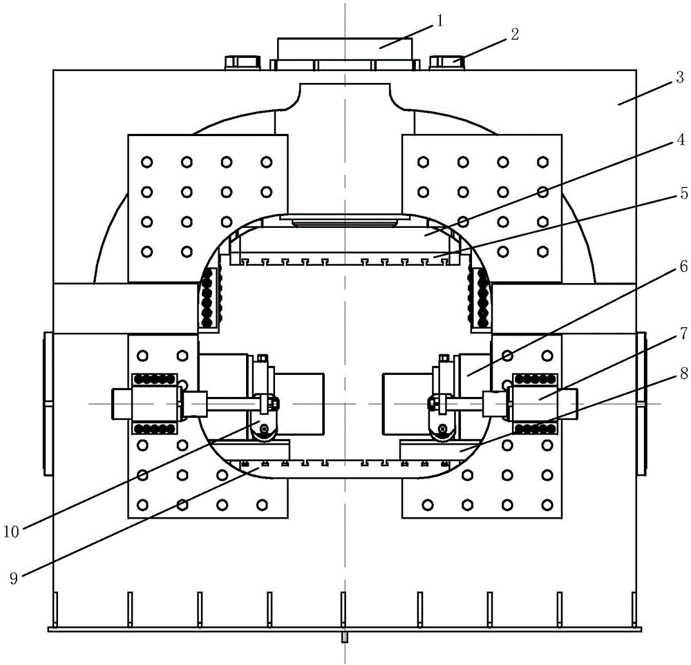 Pipe fitting cold extruding forming machine and forming technology thereof