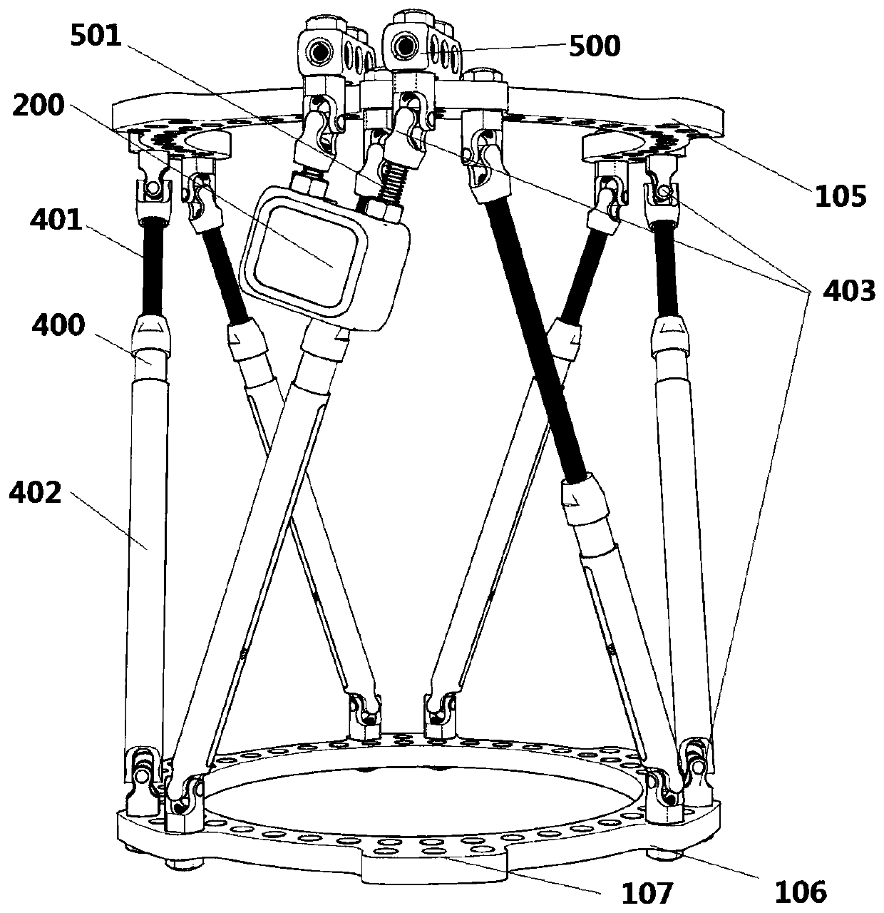 Orthopedic external fixing support