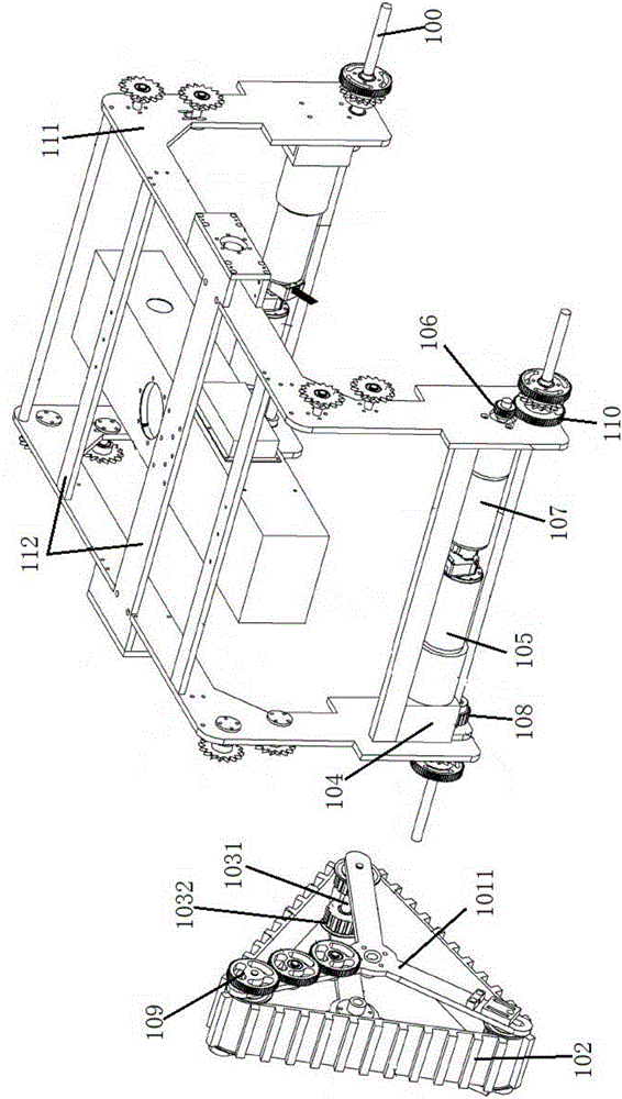 Climbing-type glass curtain wall cleaning robot