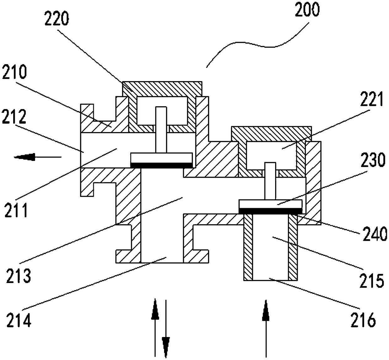 Shunting-type deodorization system and fecal suction truck