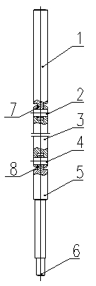 Operating handle for handcart type vacuum circuit breaker