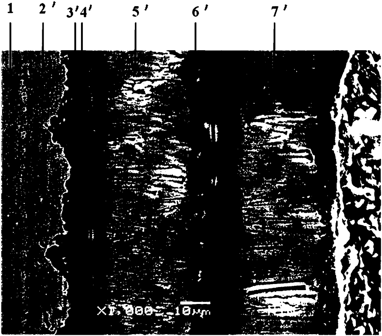 A high temperature oxidation resistant thermal barrier coating with composite structure and its preparation method