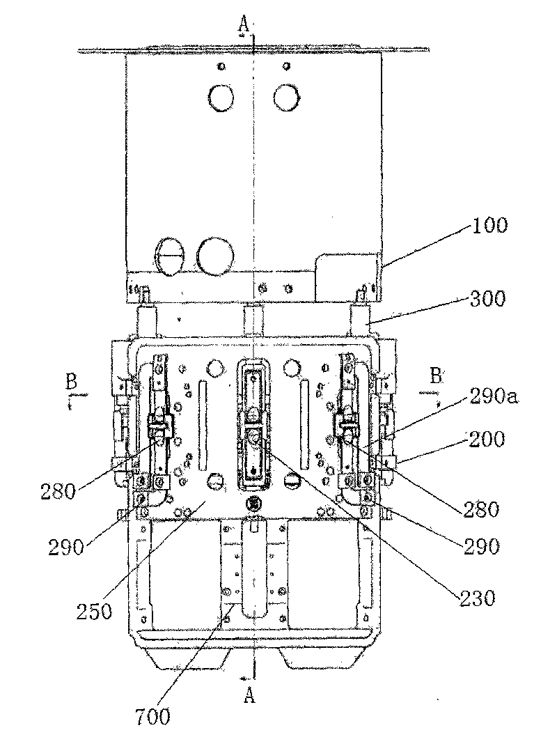 Vacuum tube switching core used for M type on-load tap-changer