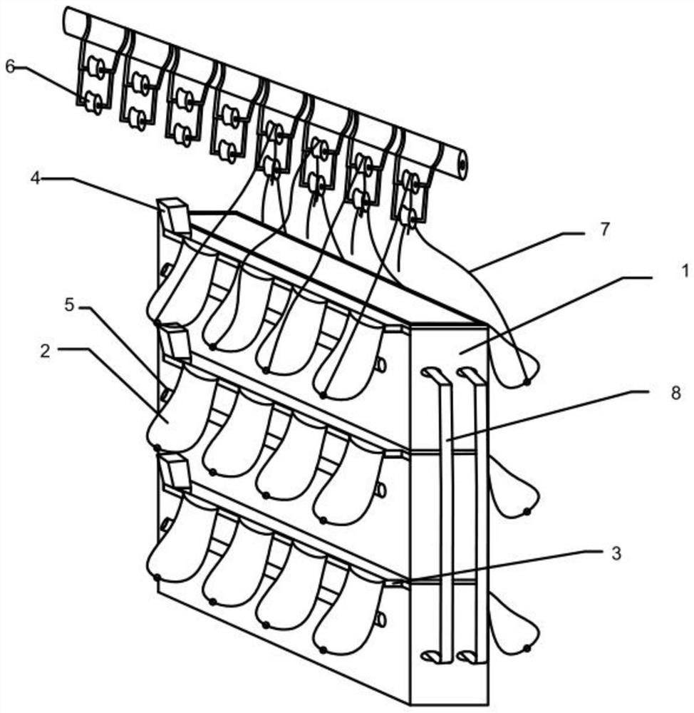 A three-dimensional cultured crayfish hole punching system