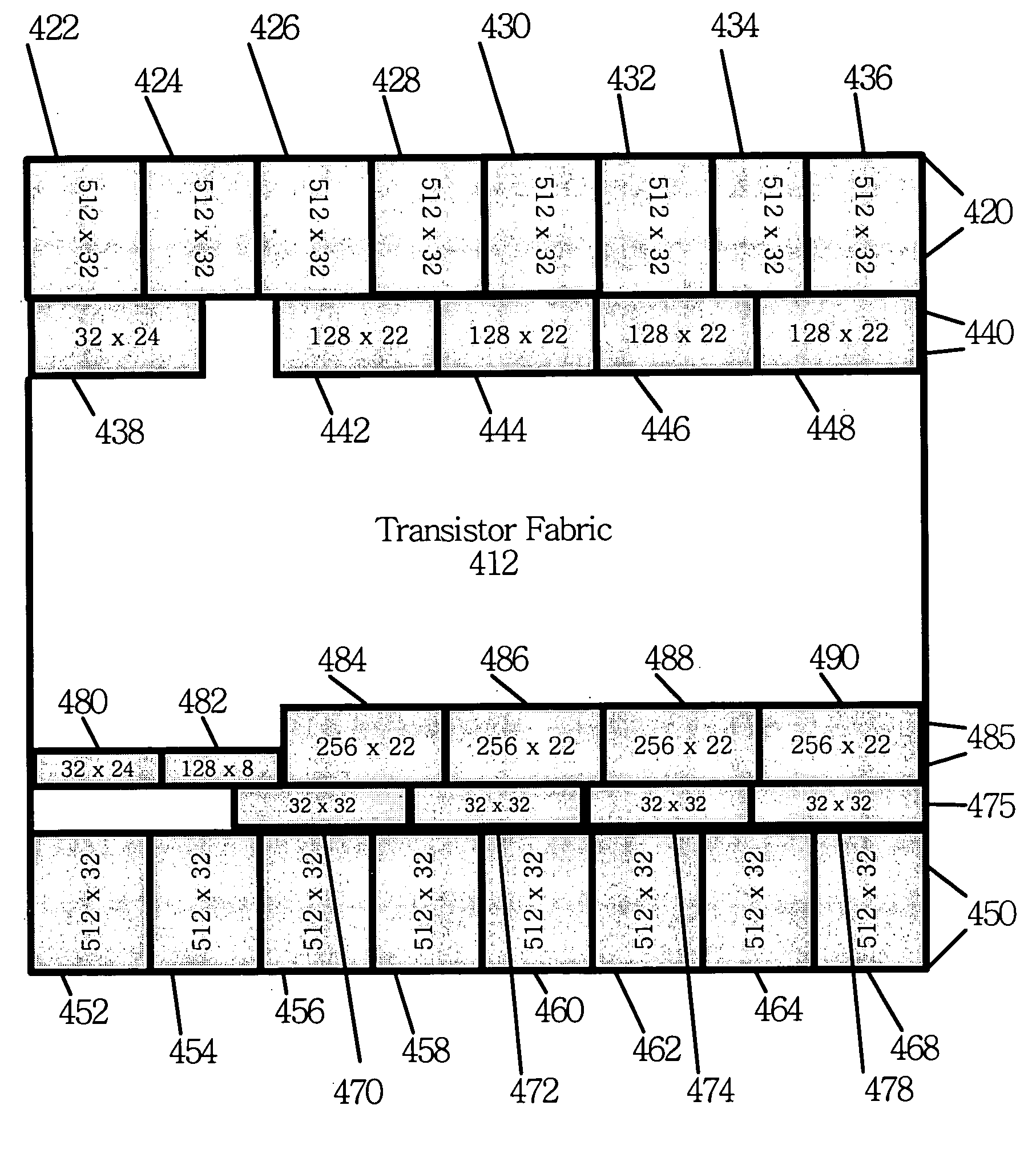 Flexible design for memory use in integrated circuits