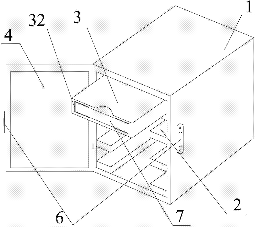 Glass slide box