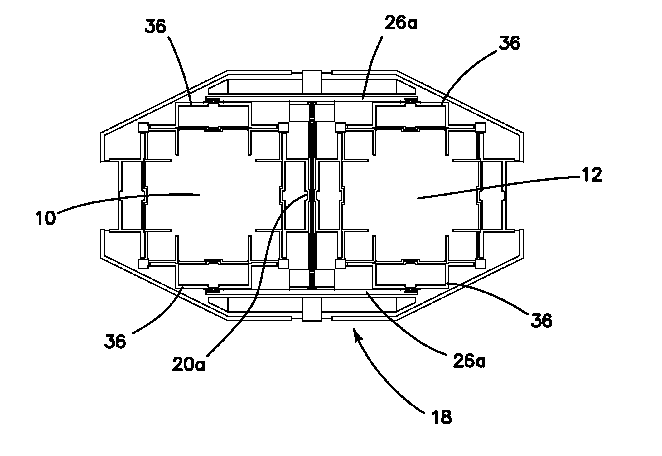 Lever mechanisms for Anti-phase mode isolation in MEMS tuning-fork structures