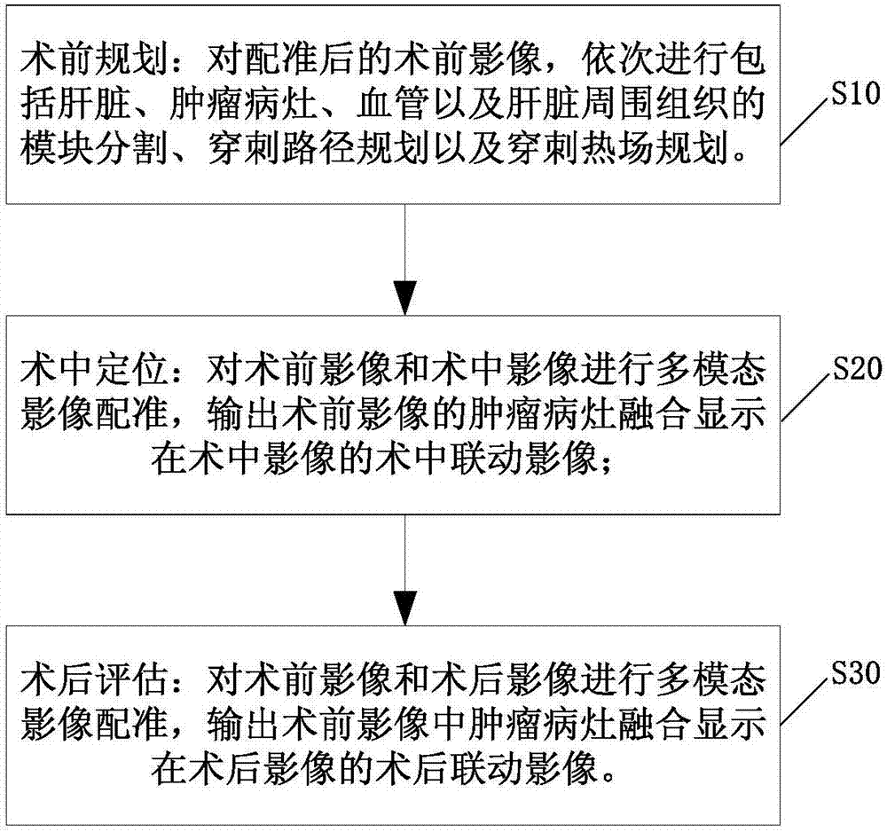 Local ablation method and system for liver cancer