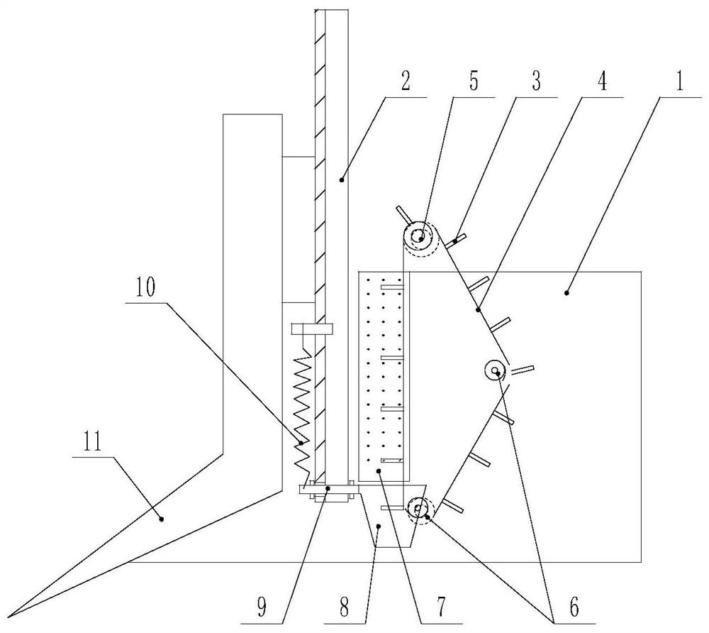 Planting mechanism of garlic planter