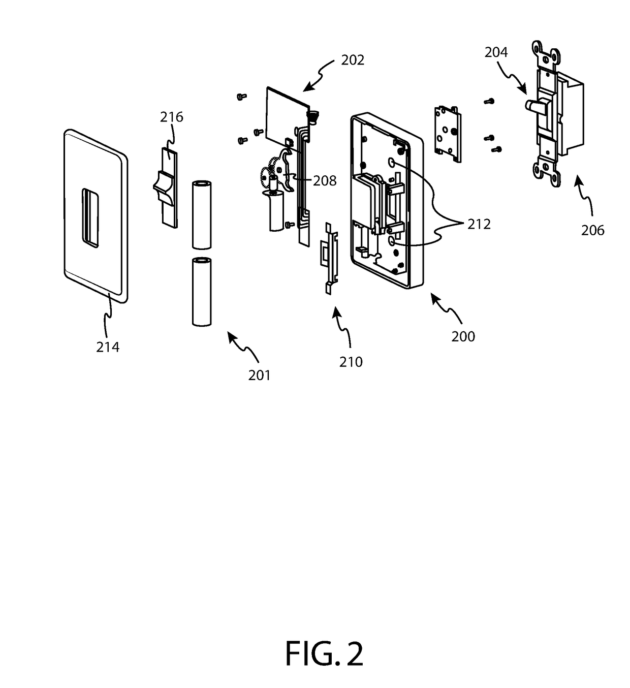 Remote controlled switch cover