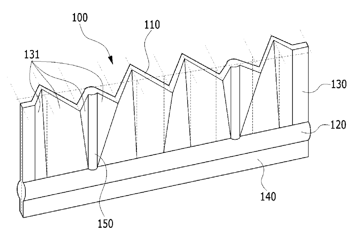 Three-dimensional tread kerfs of vehicle tire