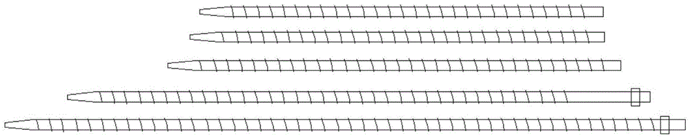 Soil nailing wall supporting system based on assembly type recoverable process