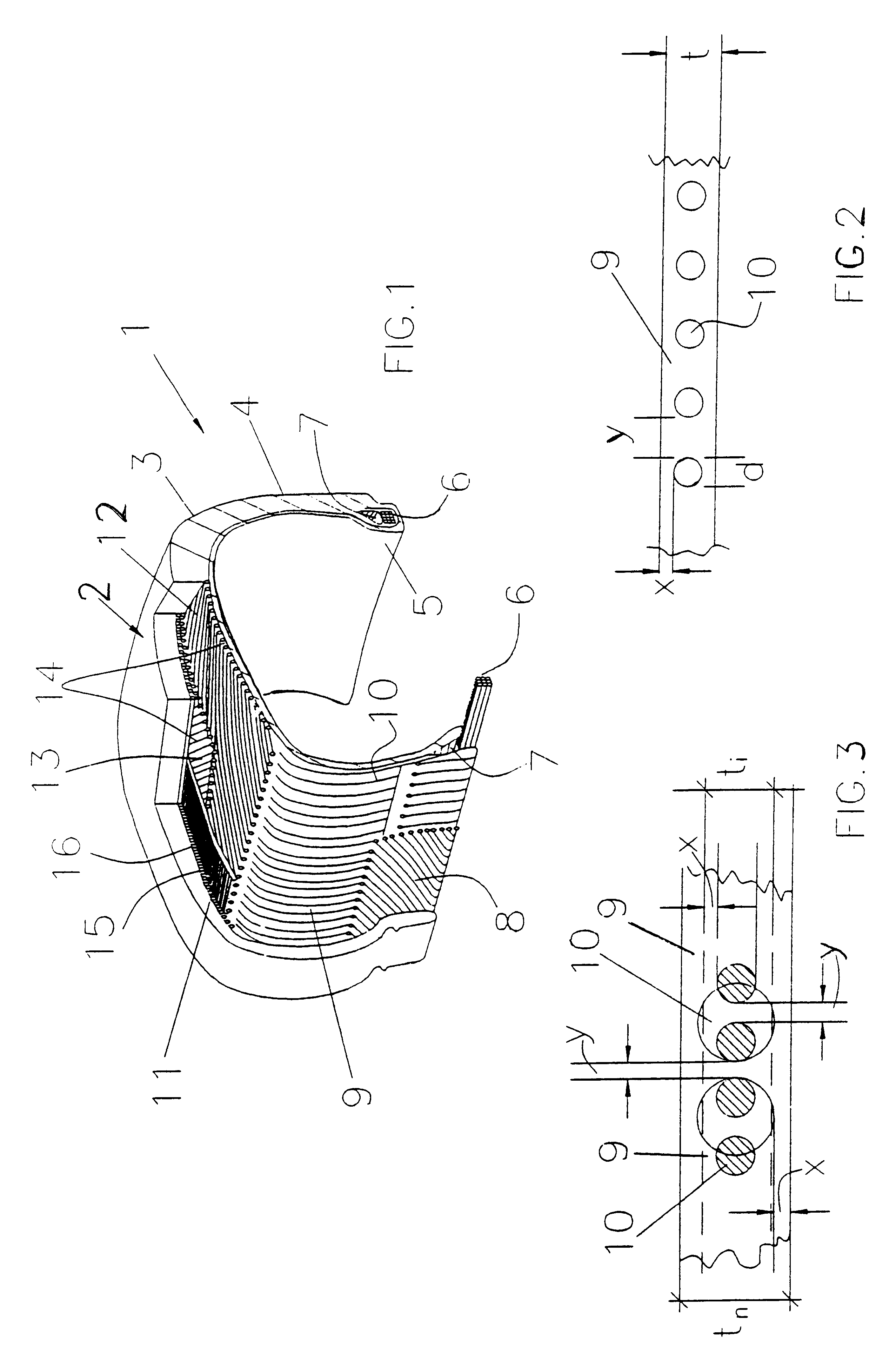 Reinforcing fabric for an article made from elastomeric material and corresponding article comprising this fabric