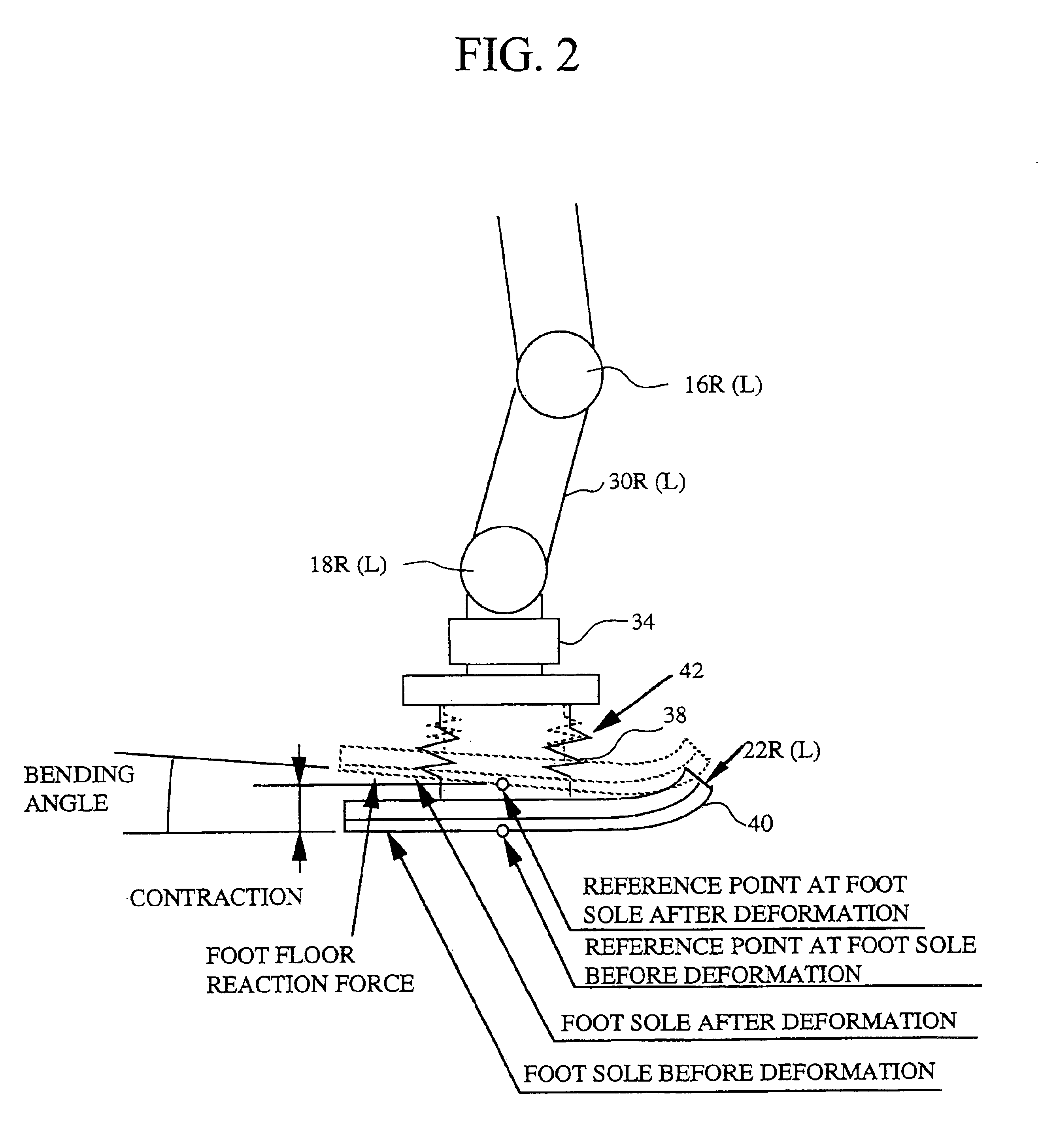 Gait pattern generating device for legged mobile robot