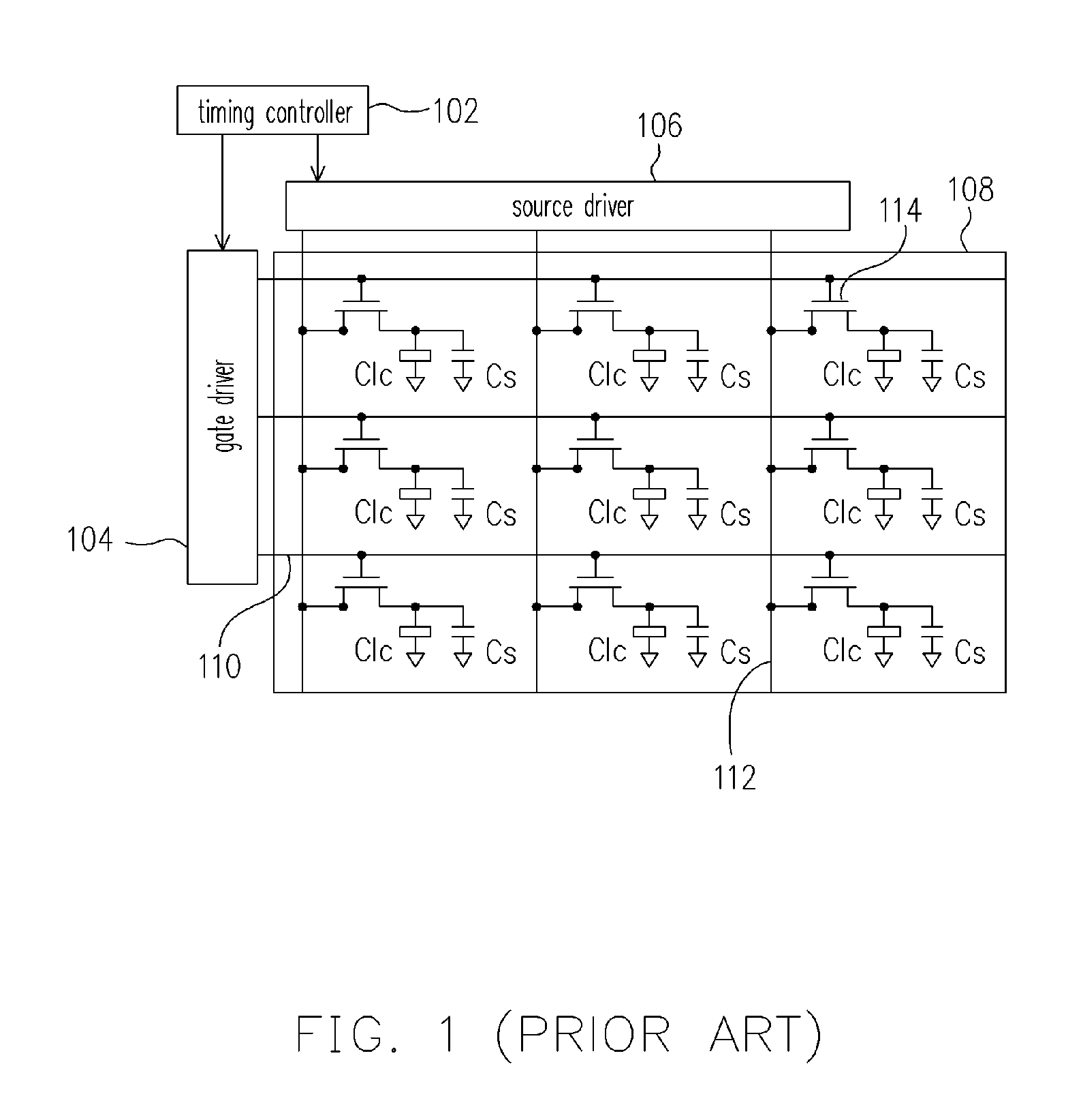 Power saving method for thin film transistor liquid crystal display