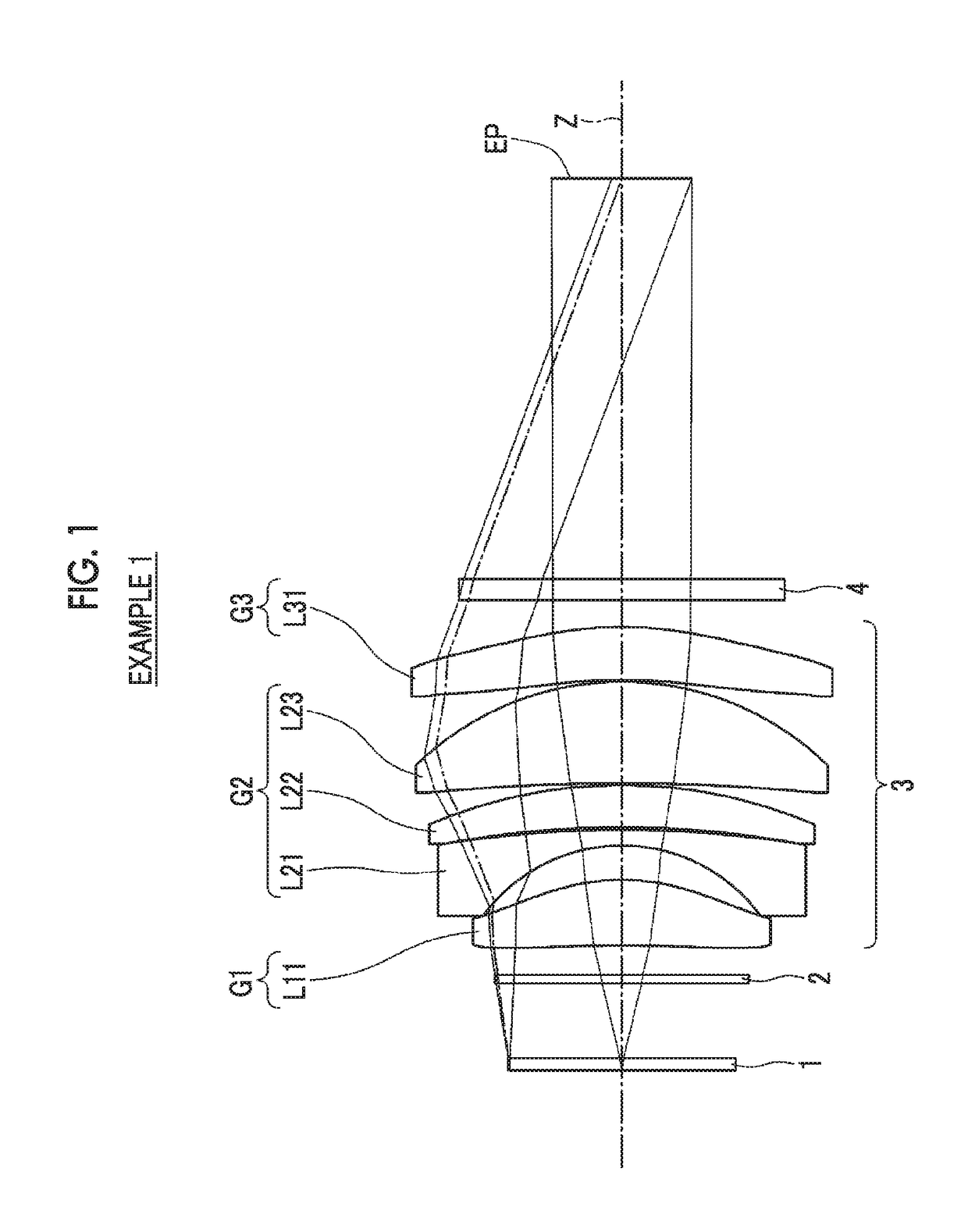 Ocular lens and imaging apparatus