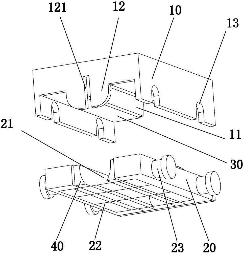 Fixing device used for rat thoracico-abdominal puncturing