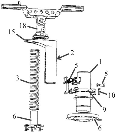 Machine gun frame for combat helicopter