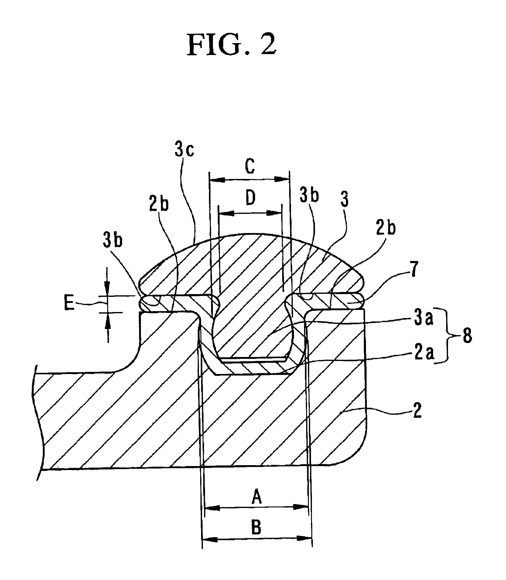 Rail structure for the door