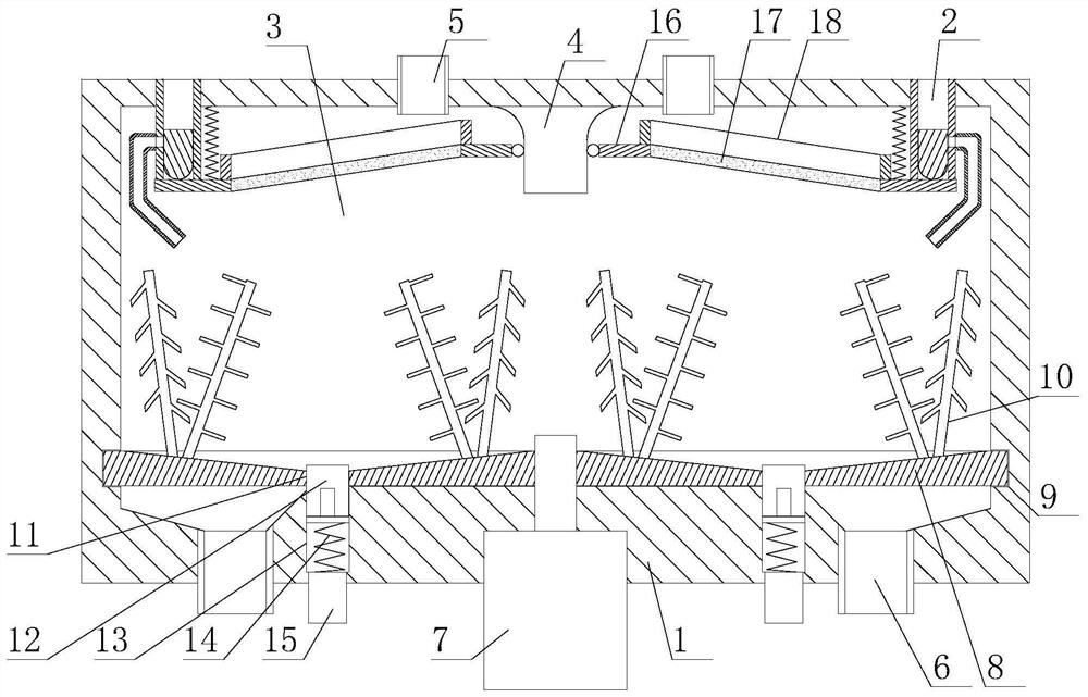 Raw material impurity removal device for polyaluminum chloride production