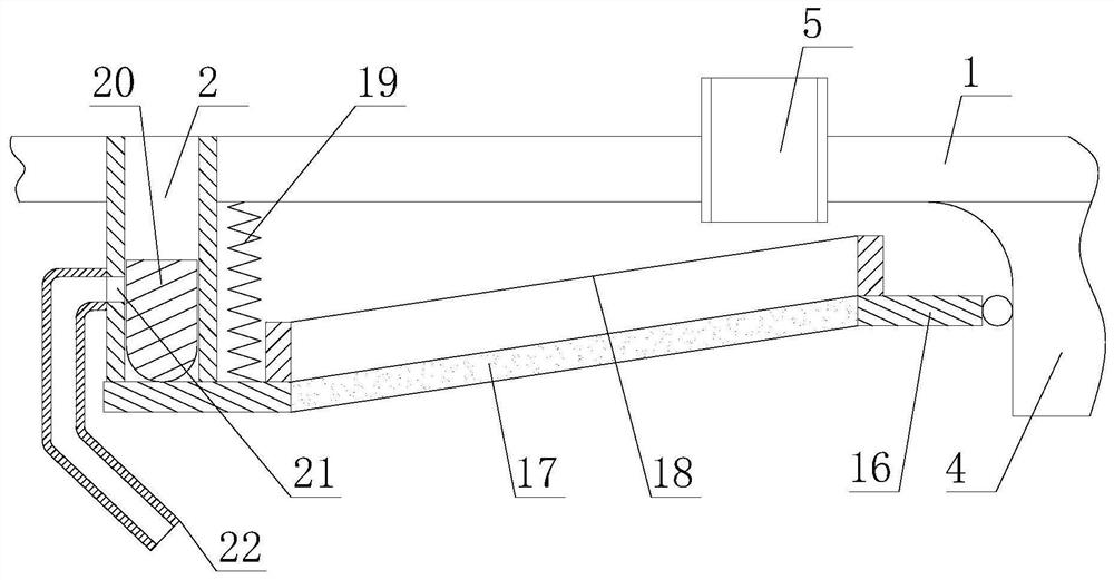 Raw material impurity removal device for polyaluminum chloride production