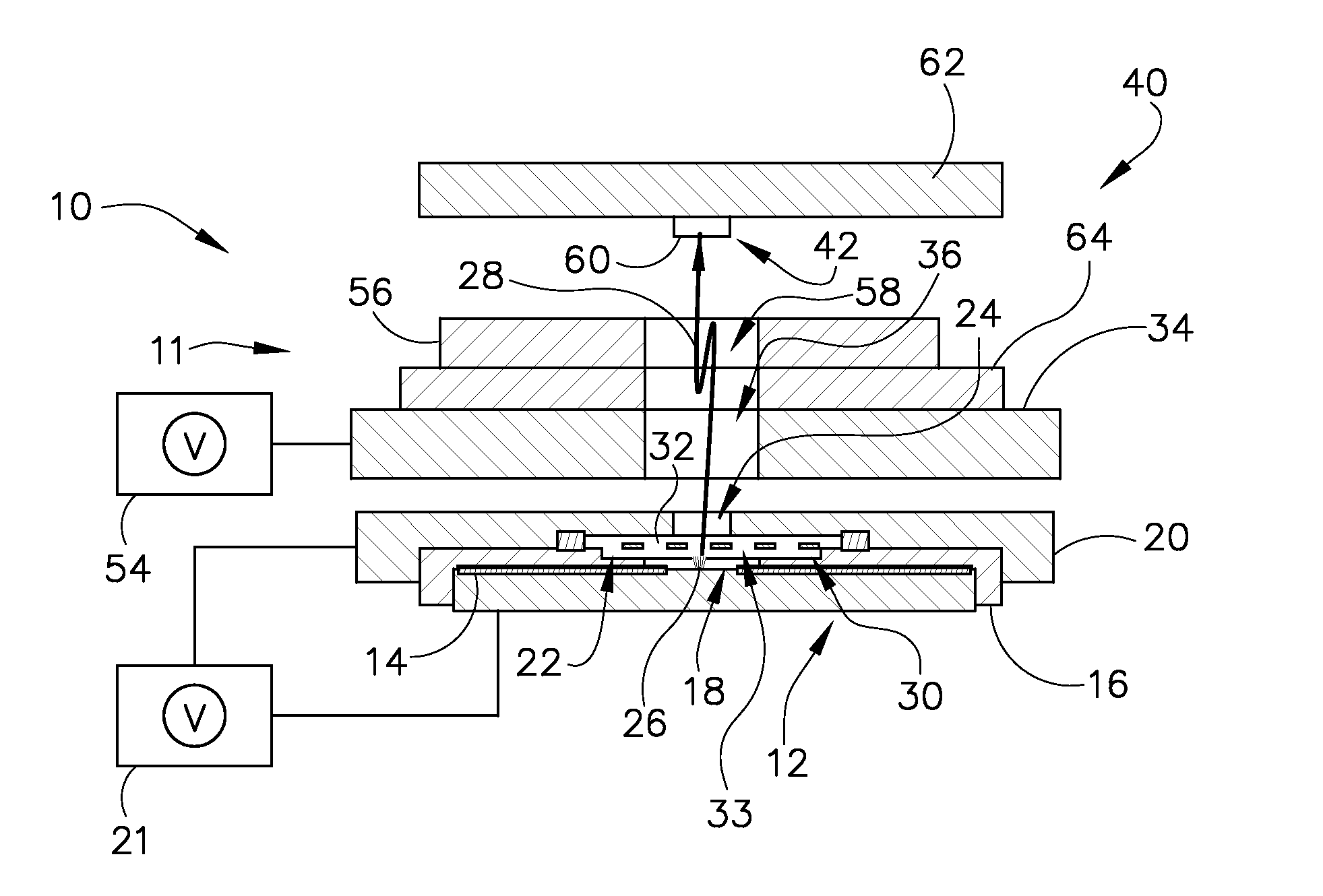 Field emitter based electron source with minimized beam emittance growth