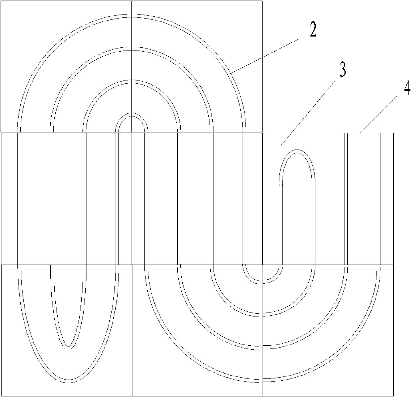 Integrated ground heating floor