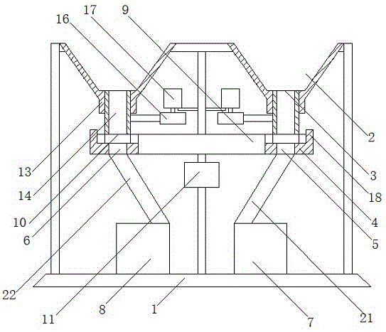 Annular-separation-based coin separation device