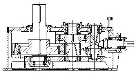 Planetary reducer applied to ring rolling mill