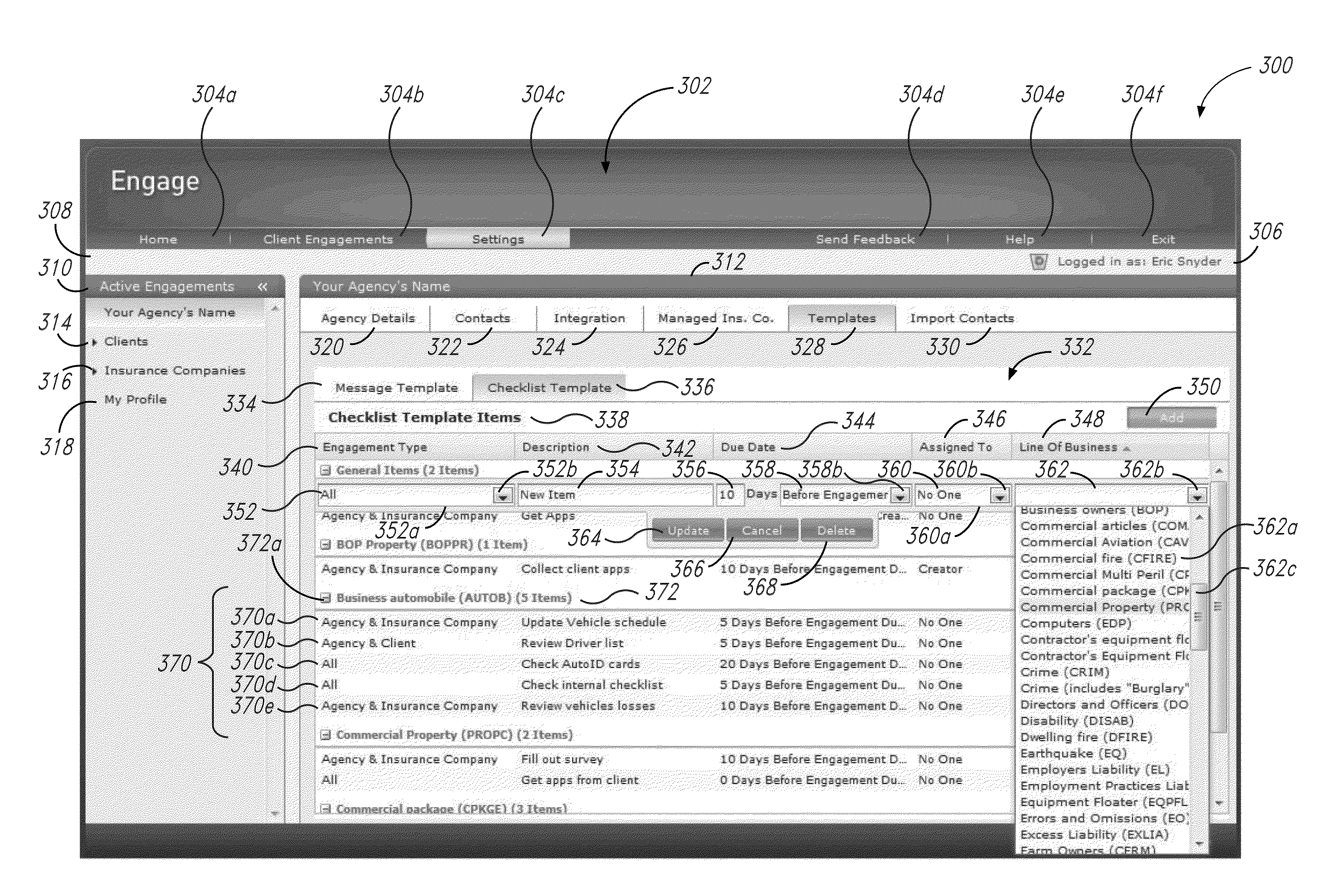 Apparatus, method and article to provide an insurance workflow management system