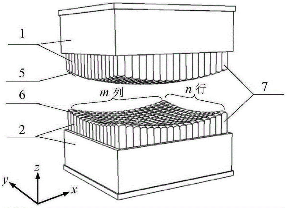 Large-curvature three-dimensional hook face multi-step forming method based on gradually-changed mold molded face