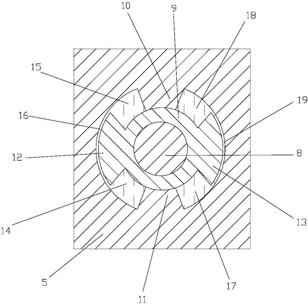 Shock absorption device for building vibrating equipment