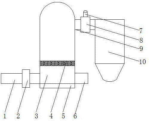 Sizing agent circulating filtration and use device for coating machine