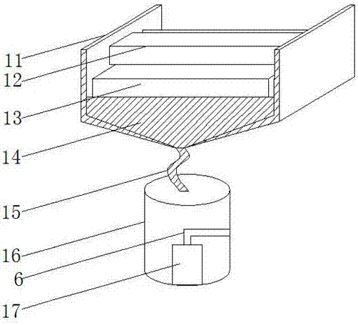 Sizing agent circulating filtration and use device for coating machine