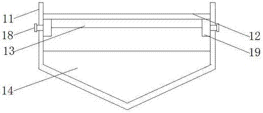 Sizing agent circulating filtration and use device for coating machine